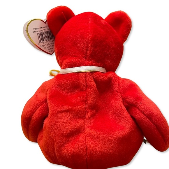 BEANIE Babies TY Original Mexican Osito Red Bear 1999 - 8 inches - Picture 8 of 8